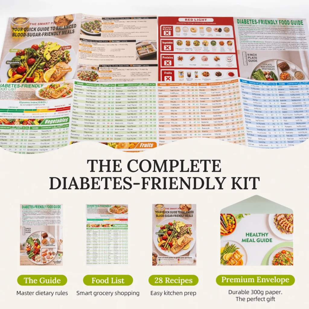 Printed Food List & Recipe Guide